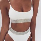High Rise Sequin Bikini Set