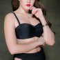 Sexy Solid Patchwork Big Chest Bikini Underwire Swimsuit