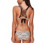 Two-piece National Style Printing Swimsuit