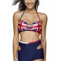 Sexy Halter Neck Printing Swimsuit