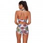 Women's Sexy Bikini Printing Sling Bikini Set