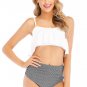 High Waisted Ruffled Bikini Set