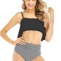High Waisted Ruffled Bikini Set