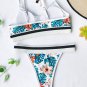 Scoop Neckline, Adjustabile Spagetti Straps, Bikini Swimsuit