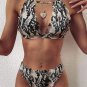 Scallop Trim Halter Bikini Set