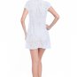 Floral Lace Deep V Neck Swimsuit Cover Up Dress