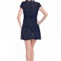 Floral Lace Deep V Neck Swimsuit Cover Up Dress