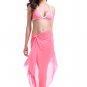 See Through Tulle Swimsuit Cover Up Pink