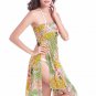 Floral Printed Asymmetric Swimwear Dress