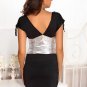 V Front Mini Dress