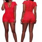 Saylor Crochet Lace Nude Illusion Romper