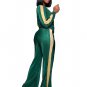 Women's Long Sleeve Zip Up Top and Wide Leg Long Pant Set