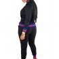Long Sleeve Sequin Tiger Print Top + High Waist Bodycon Long Pants