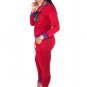 Long Sleeve Sequin Tiger Print Top + High Waist Bodycon Long Pants