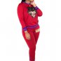 Long Sleeve Sequin Tiger Print Top + High Waist Bodycon Long Pants