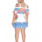 Sexy 2 Piece Cold Shoulders Top and Skirts Set
