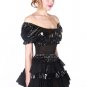 Multi-levels PVC Mini Skirt