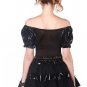 Multi-levels PVC Mini Skirt