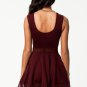 Mesh Insert Backless Clubwear Mini Dress