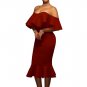 Sexy Ruffle Bodycon Dress