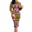 Women's Long Sleeve Vintage Bodycon Dresses
