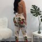 Sexy Backless Printed One-piece Jumpsuits