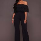 Lace Top Strapless Jumpsuit