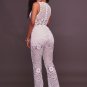 Crochet Overlay Jumpsuit