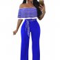 Ruffle Top Strapless Jumpsuit