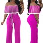 Ruffle Top Strapless Jumpsuit