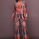 Abstract Print Jumpsuit
