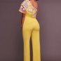 One Shoulder Ruffle Jumpsuit