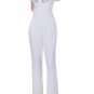 One Shoulder Ruffle Jumpsuit