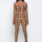 Sexy Off The Shoulder Long Sleeves Two Pieces Set
