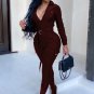 Sexy Long Sleeve High Waisted Jumpsuits Romper