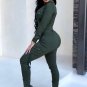 Sexy Long Sleeve High Waisted Jumpsuits Romper