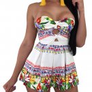 Fashion Sweetheart Print Short Romper Playsuit Jumpsuit