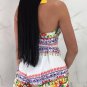 Fashion Sweetheart Print Short Romper Playsuit Jumpsuit