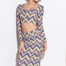 Long Sleeve Scoop Neck Two Piece Set