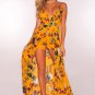Floral Faux Wrap Maxi Dress