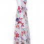 Floral Print Wrap Dress