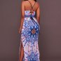 Kuwait Multi-Color Aztec Print Maxi Dress
