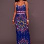 Kuwait Multi-Color Aztec Print Maxi Dress