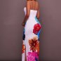 Multi-Color Floral Print Maxi Dress