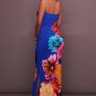 Multi-Color Floral Print Maxi Dress