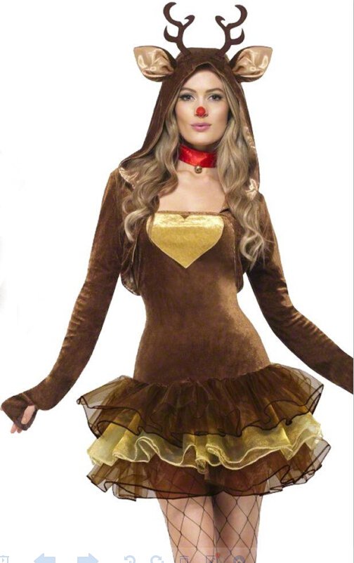 Furry Reindeer Costume