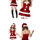 Christmas Costume Strapless Dress