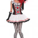 Harlequin Pleated Dress Costume