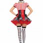 Naughty Harlequin Clown Costume