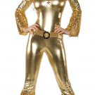 Gold Sequin Jumpsuit Costume
